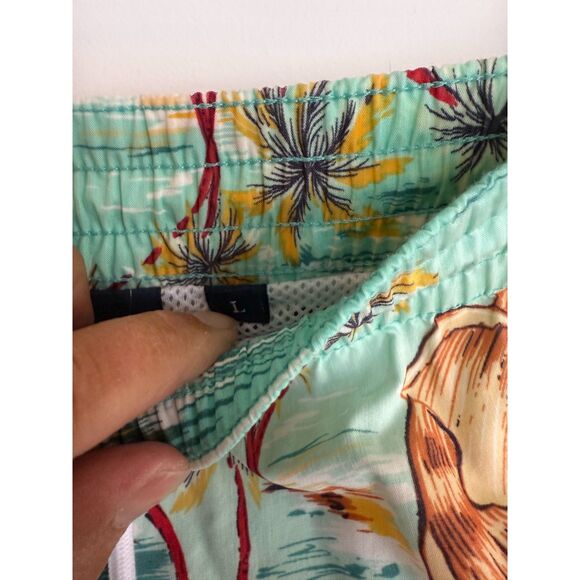 POLO by Ralph Lauren Elephant Print Swim Trunks  sz L - Picture 6 of 7